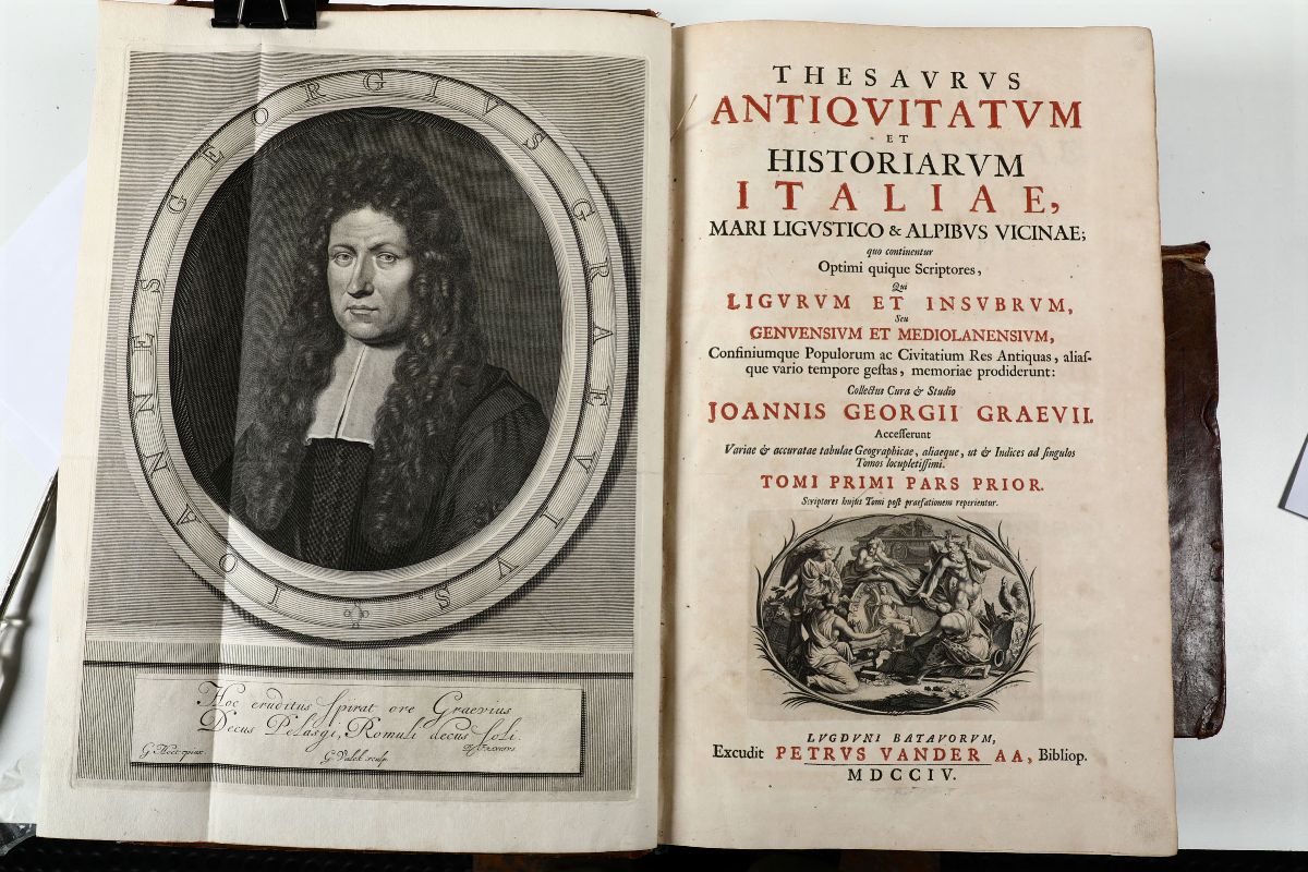 Joannis Georgii Graeviithesaurus Antiquitatum Et Historiarum Italiae,mari Ligustico & Alpibus Vic...