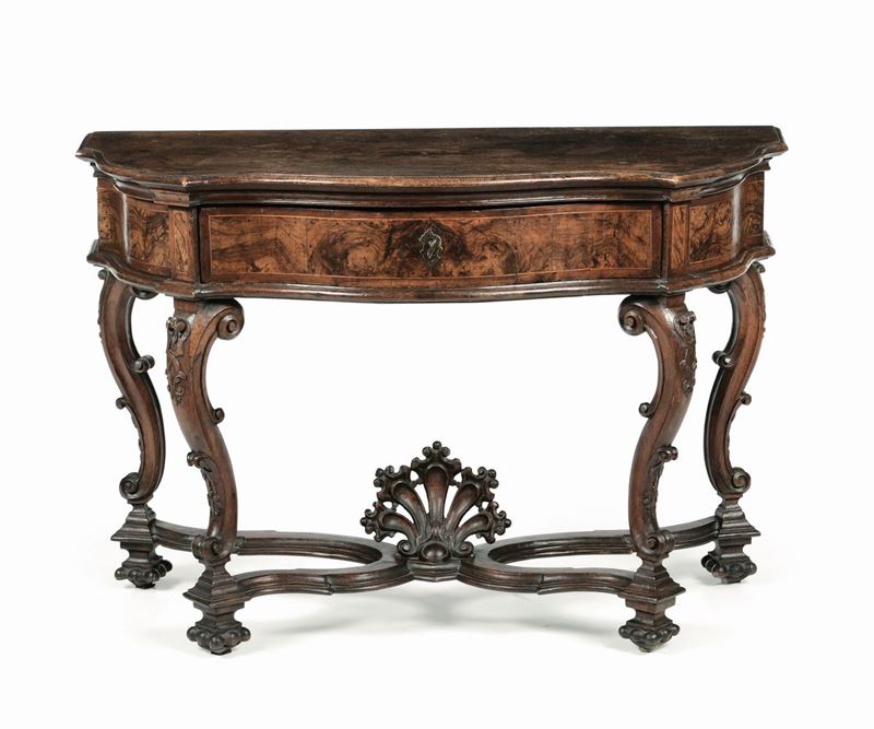 A Louis XV console, Veneto, 1700s  - Auction Important Sculptures, Furnitures and Works of Art - Cambi Casa d'Aste