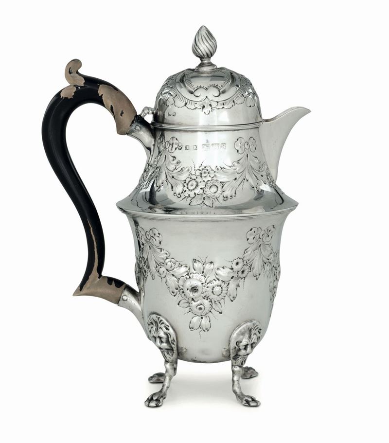 A silver coffee pot, J.M.B., Chester 1889  - Auction Collectors' Silvers - Cambi Casa d'Aste