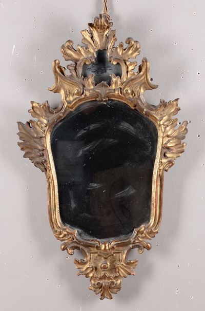 Ventolina in Legno Intagliato e Dorato, XVIII-XIX Secolo