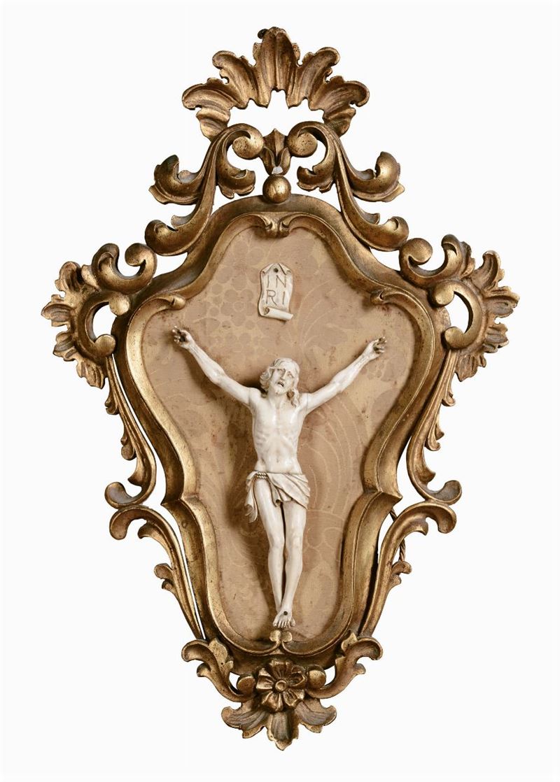 Corpus Christi in avorio. Scultore del XIX secolo  - Asta Antiquariato - I - Cambi Casa d'Aste