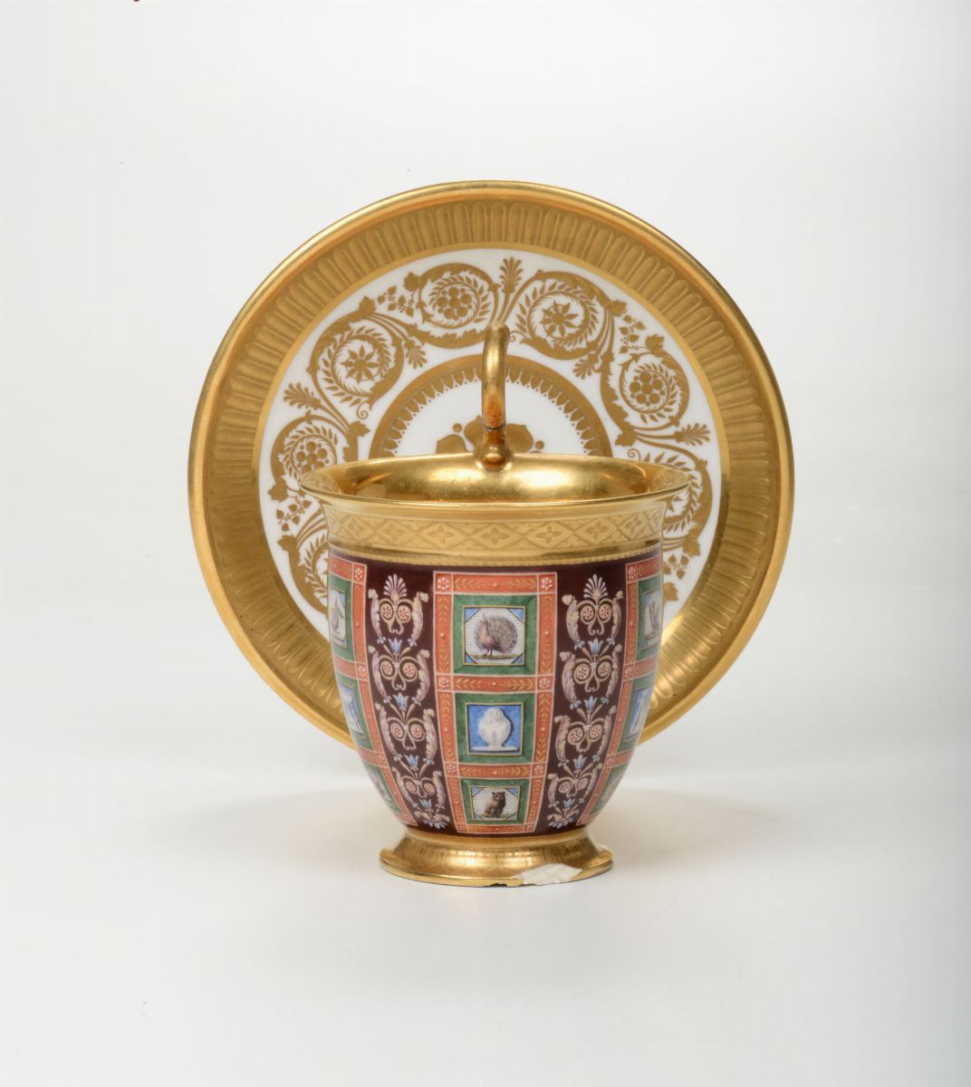Una Tazza e un Piattino Sèvres, 1814-1824