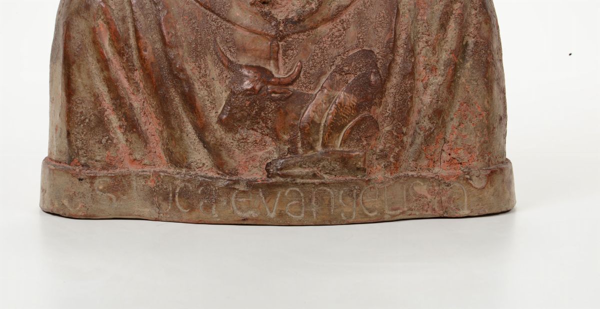 Busto di S.luca in Terracotta. Plasticatore Italiano, Probabile XVI Secolo