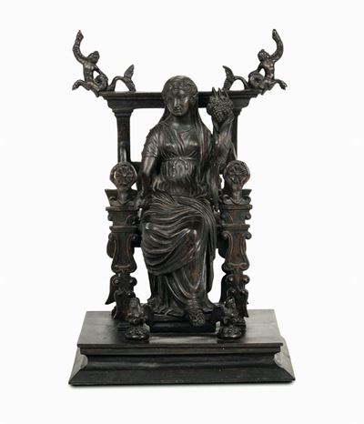 Dea Pomona in Bronzo, Scultore del XIX-XX Secolo