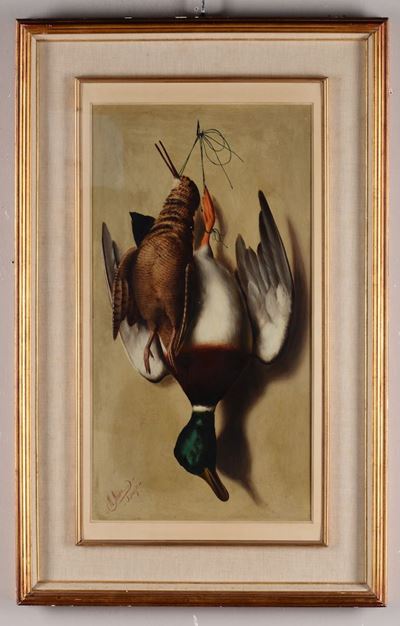 Michelangelo Meucci (1840-1909)cacciagione Appesa