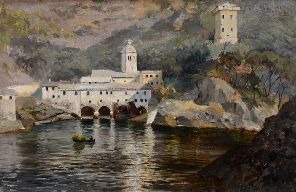 Gerolamo Varese (1860-1935) San Fruttuoso di Camogli