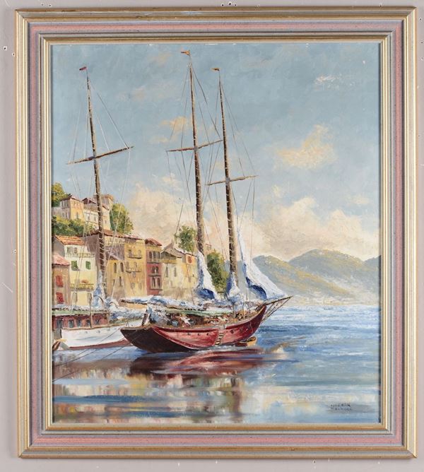 Adolf Bock (1890 - 1968) Portofino