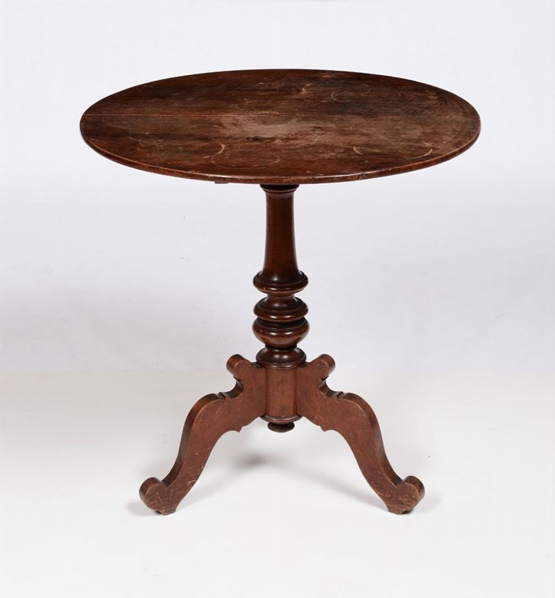Tavolo con piano a vela circolare, XIX-XX secolo  - Auction Fine Art - I - Cambi Casa d'Aste