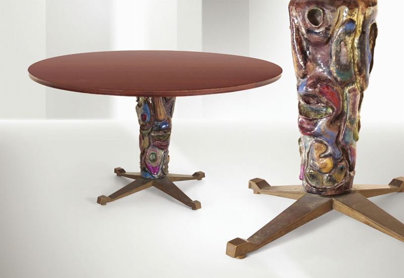 M. Bega/P. Melandri, a table, Bologna, 1956  - Auction Fine Design - Cambi Casa d'Aste