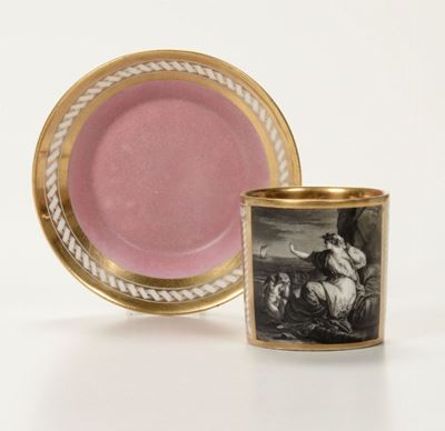 Tazza con Piattino Parigi, 1800 Circa
