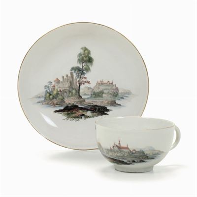 Tazza con Piattino Meissen, 1745 Circa