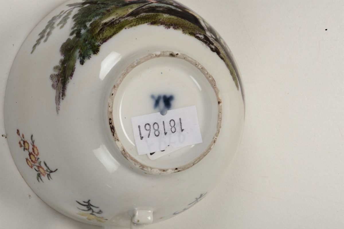 Tazza con Piattino Meissen, 1750 Circa