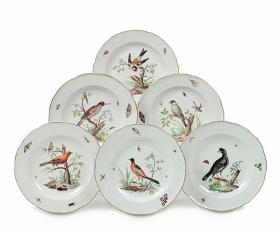 Sei Piatti Vienna, Manifattura Imperiale, 1760 Circa