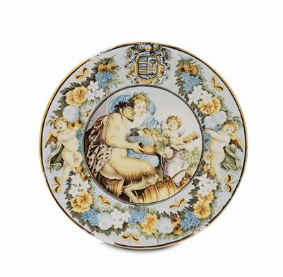 Piatto Castelli D’abruzzo, Carmine Gentili (attr.), 1730-1740 Circa