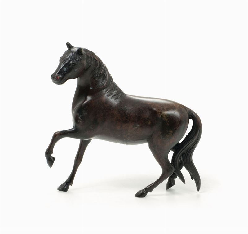 Cavallino bronzo, XIX-XX secolo  - Asta Antiquariato - I - Cambi Casa d'Aste