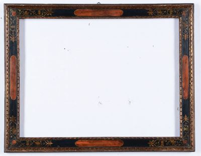 Cornice a Cassetta in Legno Dipinto, Venezia (?), XIX Secolo