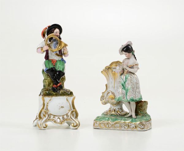 Due figurine Probabilmente Parigi, metà del XIX secolo