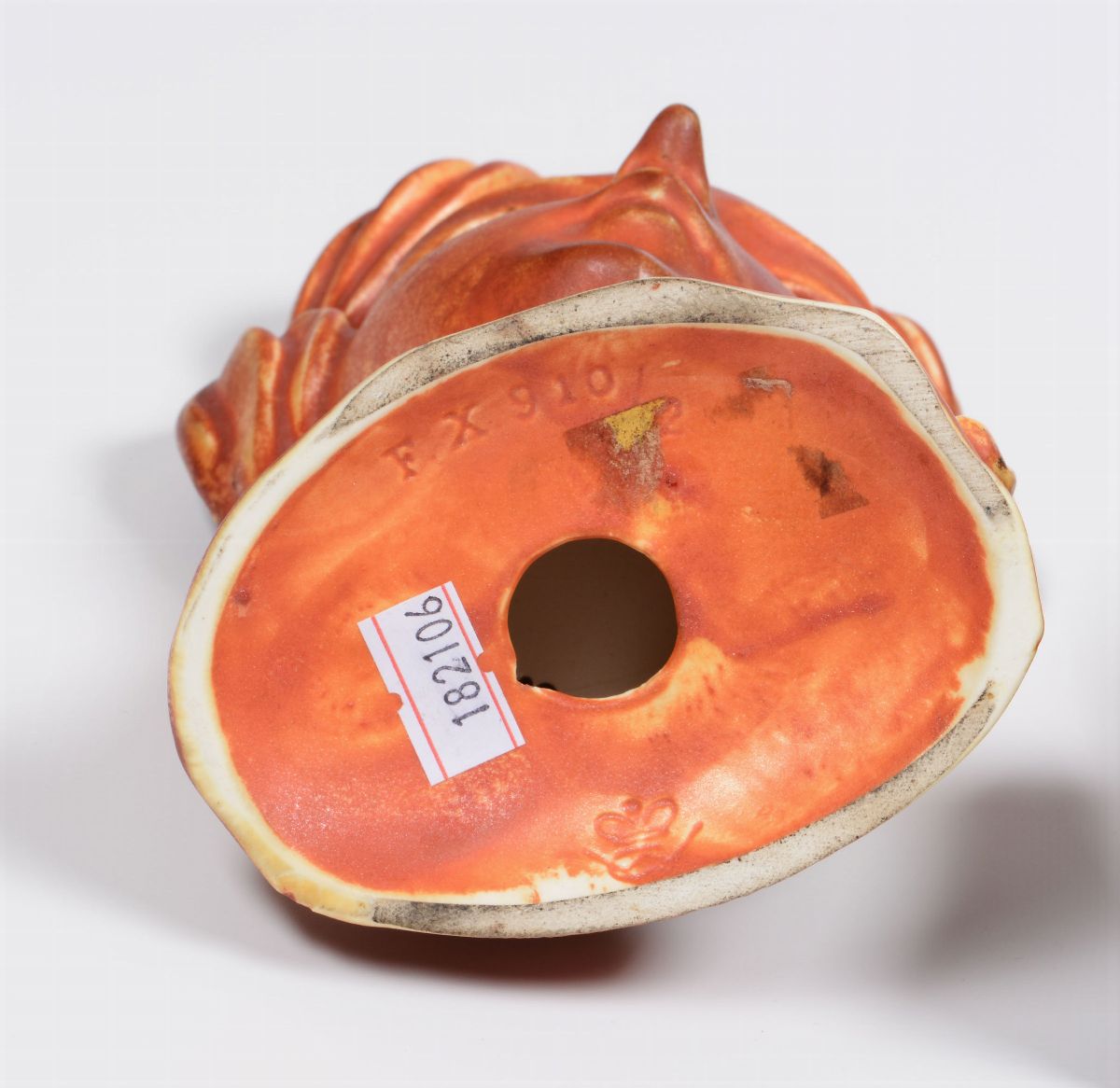 Lotto Composto da 3 Statuette in Ceramica Dipinta: Testa di Donna, Busto Femminile, Volto (anni 4...