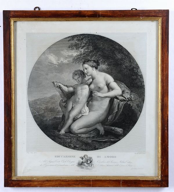 Mauro Gandolfi (Bo 1764-1834) Educazione di amore, da Pelagio Pelagi