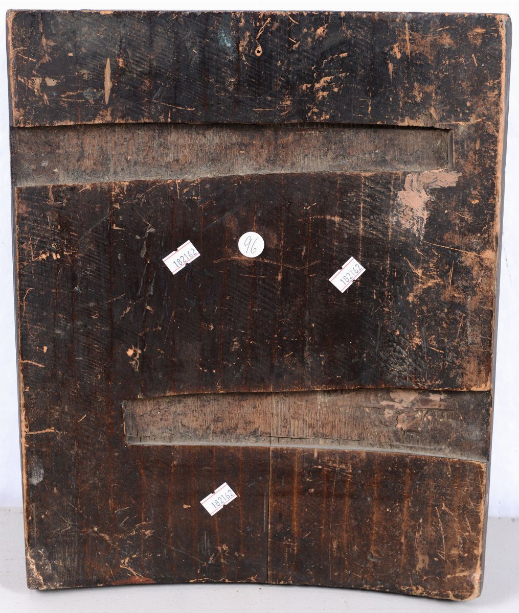 Icona in Legno Raffigurante Madonna con Bambino, XIX Secolo