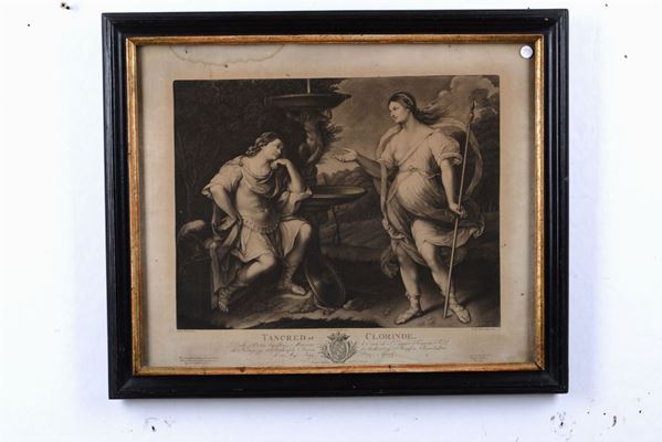 Johann Elias Haid (1740-1800), da Guido Reni Tancredi e Clorinda