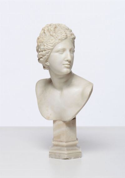 Venere dei Medici in Marmo Bianco di Carrara, XIX-XX Secolo