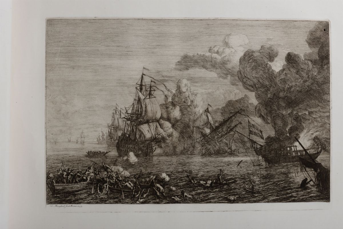 Adrien Manglard (1695-1760) Fecit Romae 1753