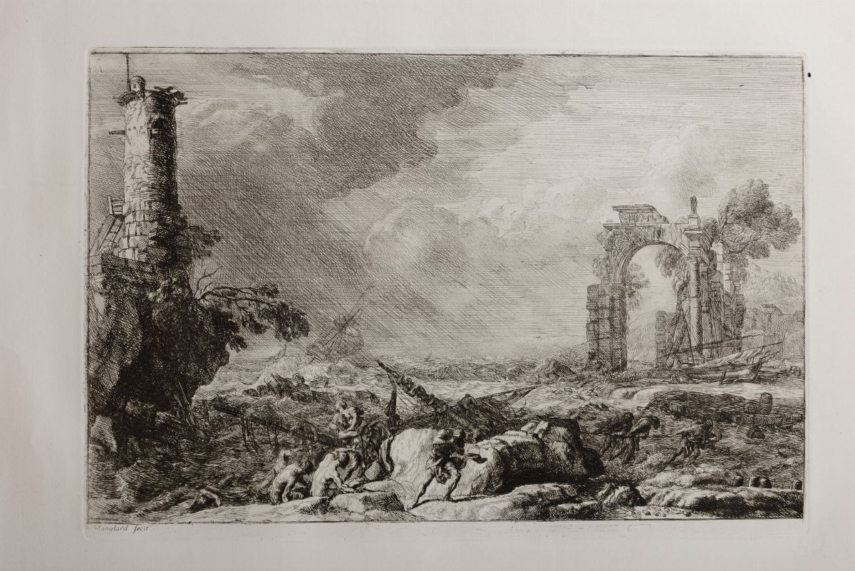 Adrien Manglard (1695-1760) Fecit Romae 1753