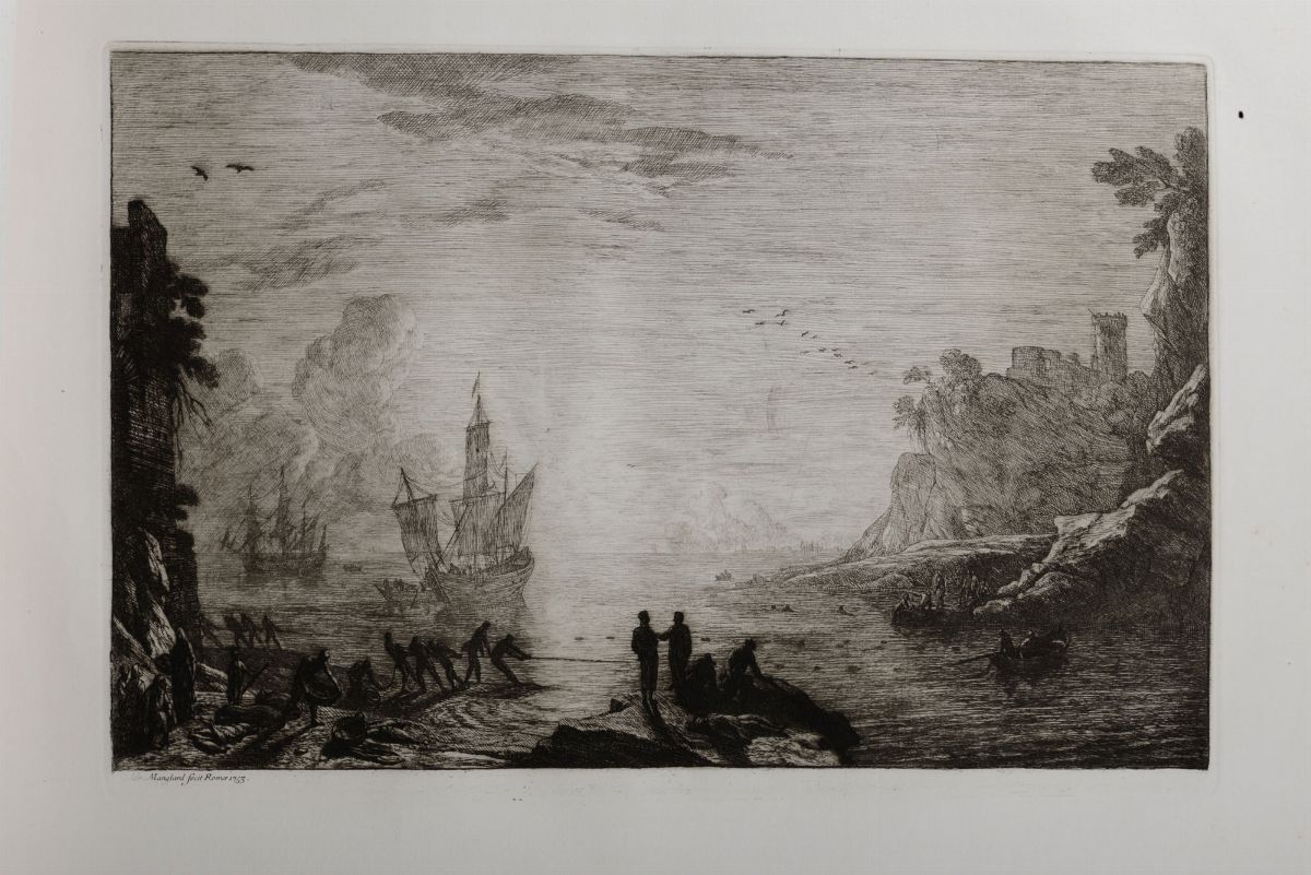 Adrien Manglard (1695-1760) Fecit Romae 1753