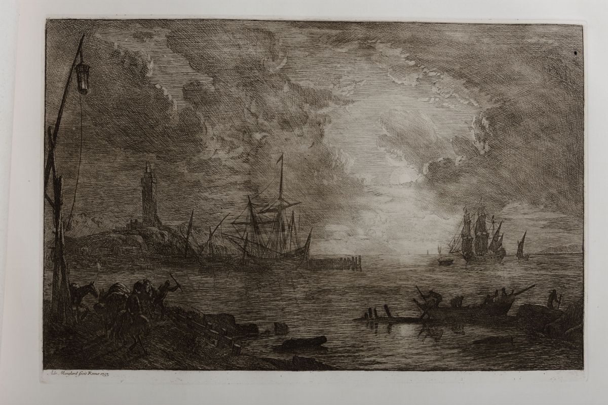 Adrien Manglard (1695-1760) Fecit Romae 1753