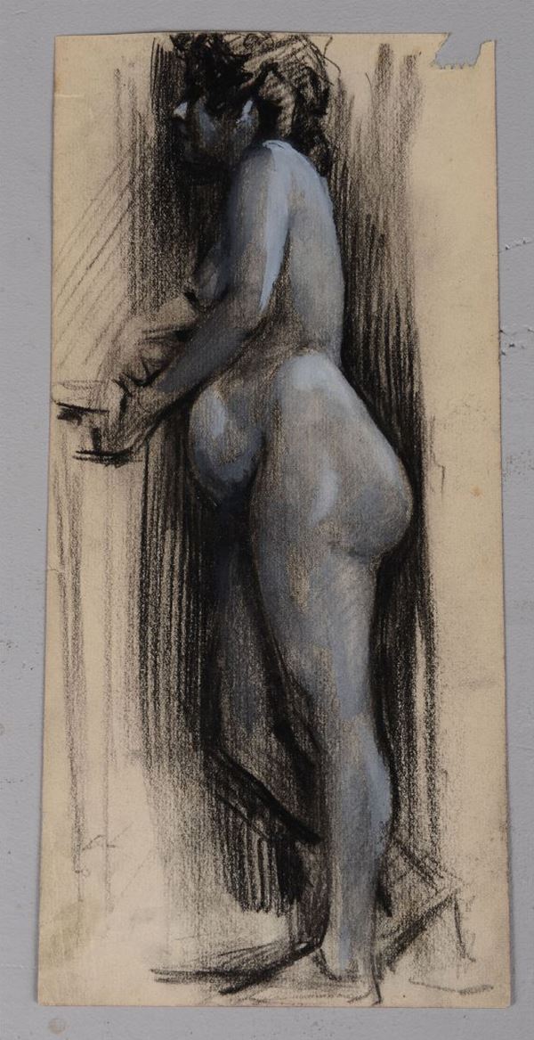Emilio Papini (1870-1950) Nudo di donna