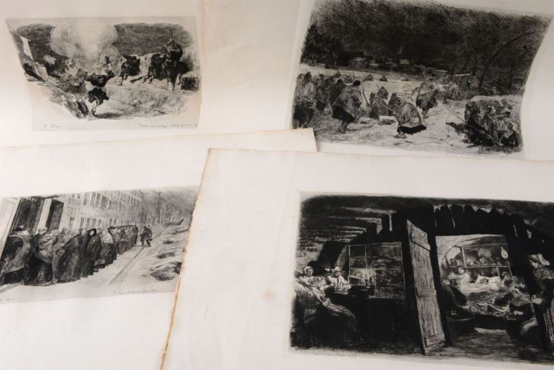 Auguste Andrè Lancon (1836-1887)  - Auction Prints Timed Auction - II - Cambi Casa d'Aste