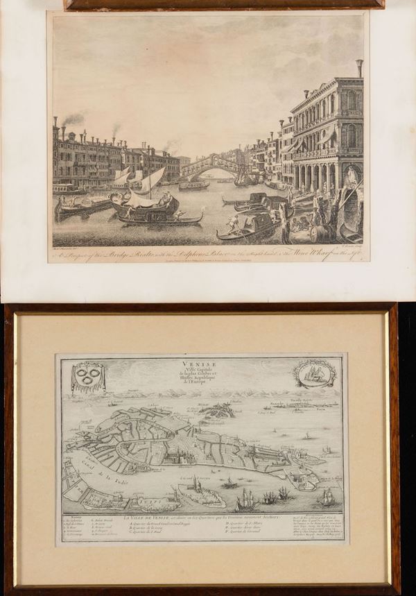 Nicolas De Fer (1646-1720 c.a.) Venise Ville Capitale de la plus celebre et illustre republique d’Europe”,  [..]