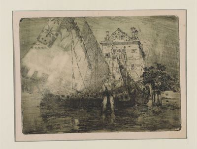 Roberto Iras Baldessari (innsbruck 1894-roma 1965)gozzo a Venezia