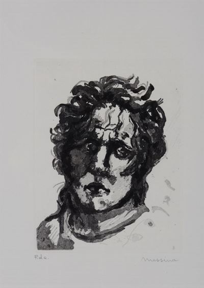 Francesco Messina (linguaglossa 1900- Milano 1995)volto