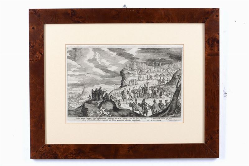 Isaac Major (1576-1630/36) La crocifissione  - Auction Prints Timed Auction - II - Cambi Casa d'Aste