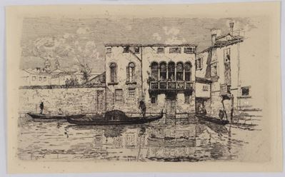 Lotto di Due Incisioni, una di Emanuele Brugnoli (bo 1859- 1944) ed una di Teodoro Viero (1740-18...