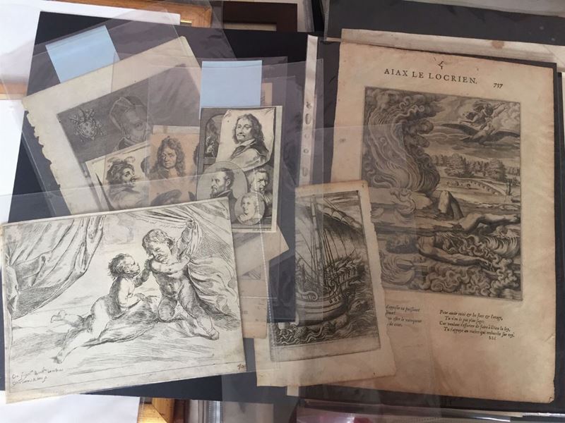 Cartella contenente 23 incisioni antiche  - Auction Prints Timed Auction - II - Cambi Casa d'Aste