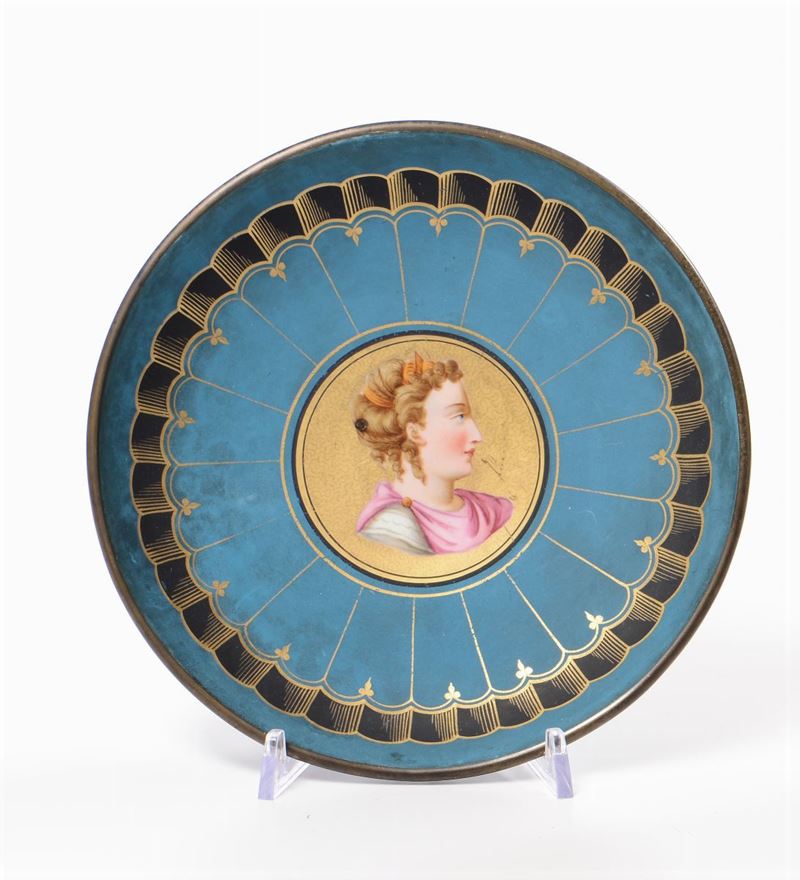 Piatto Fine XIX - inizio XX secolo  - Auction Ceramics Timed Auction - III - Cambi Casa d'Aste