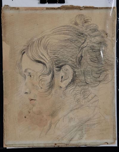 Scuola Neoclassica Italiana (?)profilo di Donna