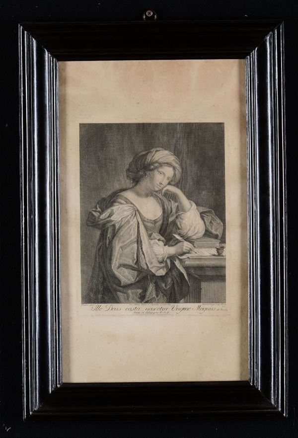 Luigi (o Aloisio) Cunego (1750-1823) Sibilla Persica, da Guercino