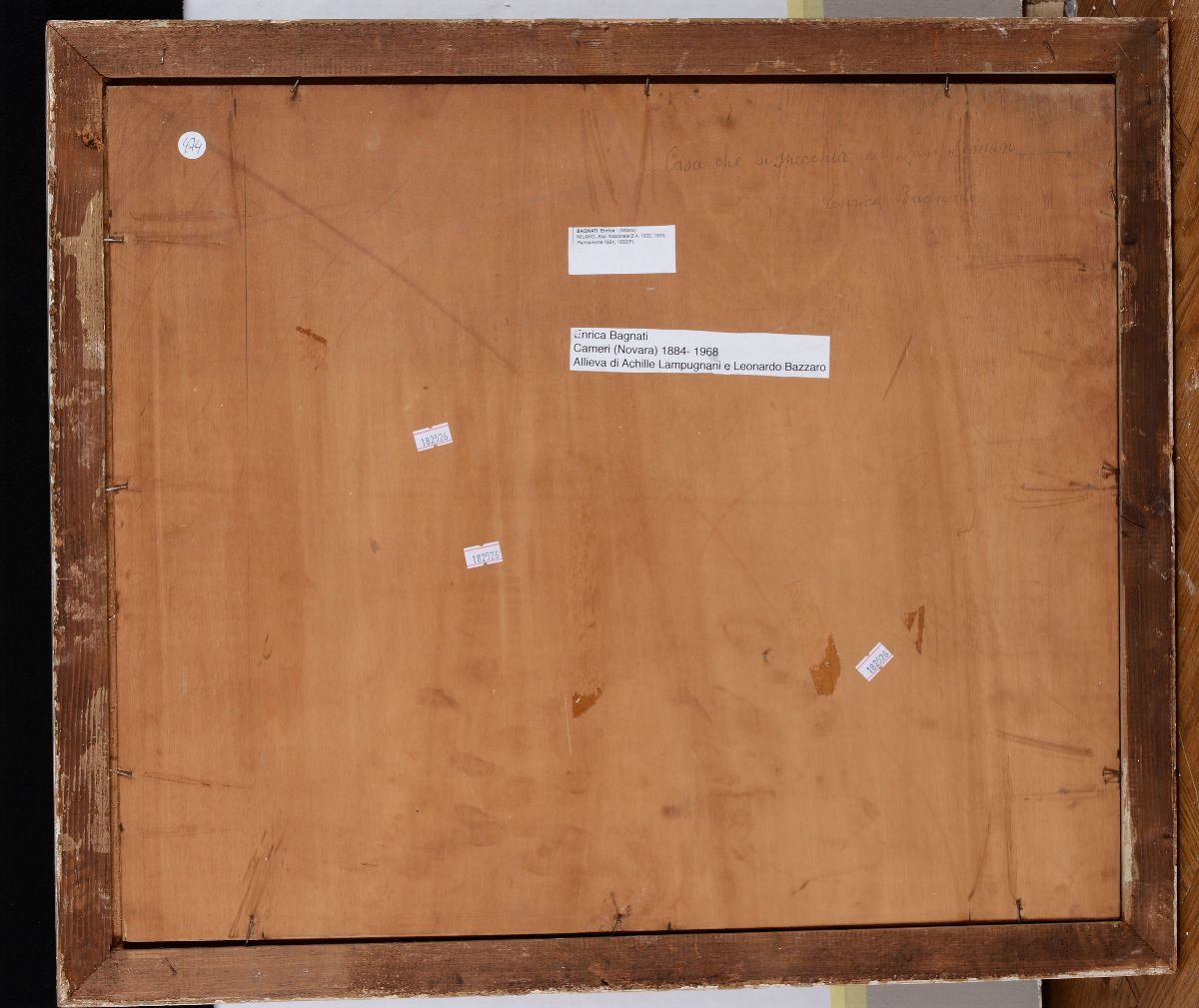 Enrica Bagnati (XIX-XX)casa che Si Specchia sul Lago di Lemano, 1953