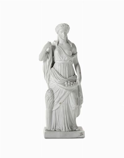 Vestale in Biscuit, XIX-XX Secolo