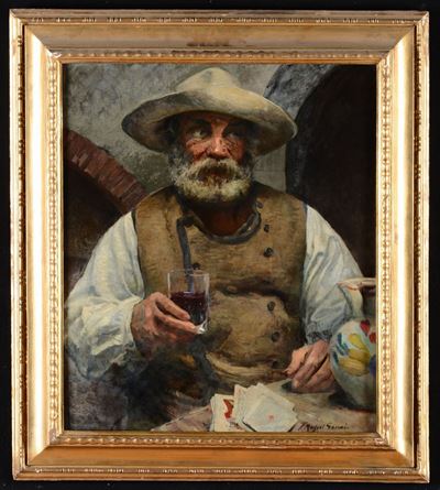 Filippo Martori Savini (1877-1952)ritratto di Scaricatore del Porto di Livorno, 1930