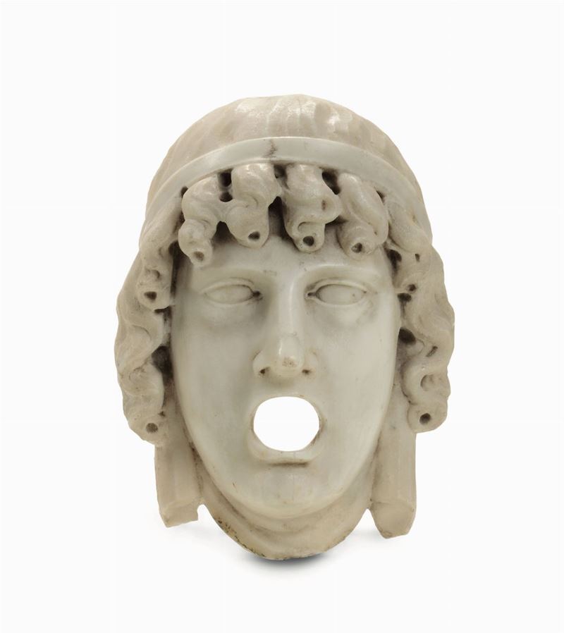 Mascherone in marmo, XVIII secolo  - Auction Fine Art - I - Cambi Casa d'Aste