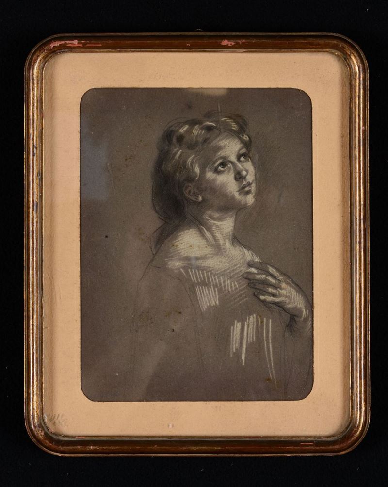 Andrea Appiani (1754-1817), attribuito a Ritratto femminile  - Asta Asta a Tempo Dipinti e Disegni - I - Cambi Casa d'Aste