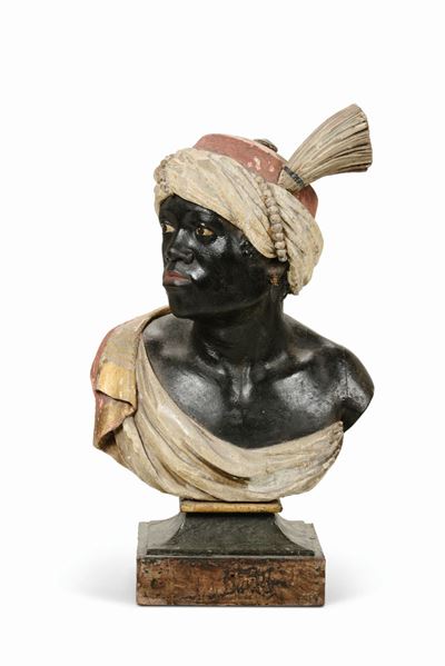 Moro. Legno Scolpito e Dipinto. Venezia XVIII Secolo