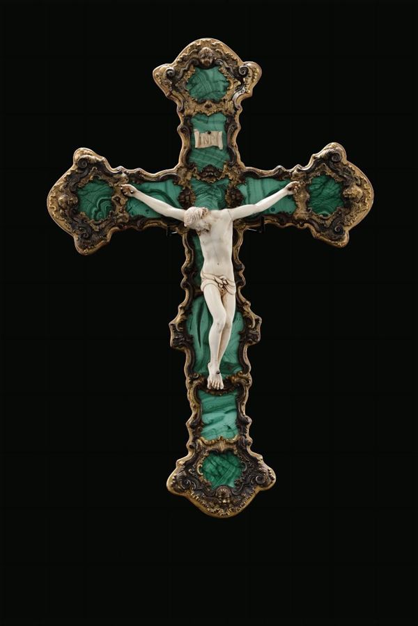 A crucifix, Rome, mid 19th century