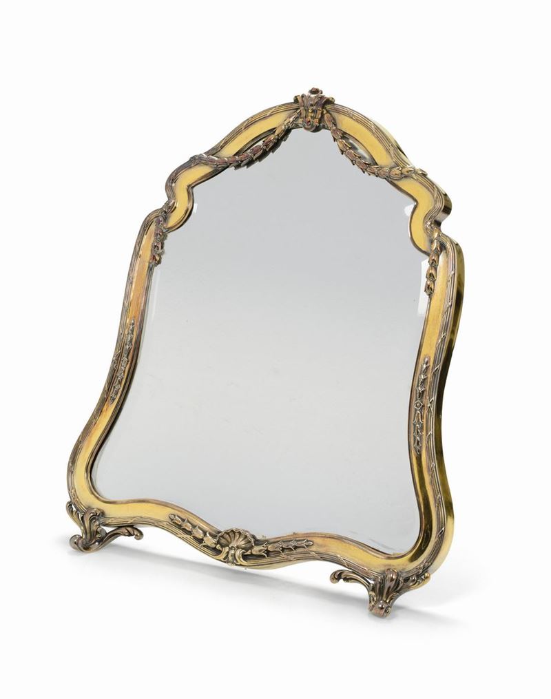 A table mirror, A. Aucoc, Paris, late 19th century  - Auction Collectors' Silvers - Cambi Casa d'Aste