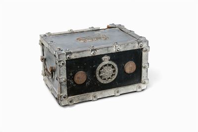 Cassaforte da Viaggio in Ghisa, Francia XIX-XX Secolo